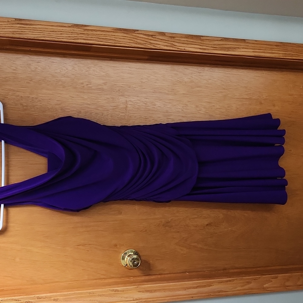 purple dress